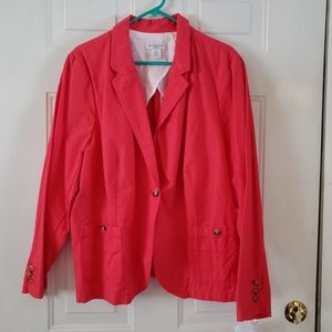 Liz Claborne Coral Jacket